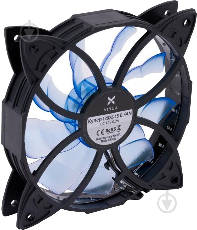 Корпусный кулер Vinga 12025-15-B - фото 8 Корпусный кулер Vinga 12025-15-B - фото 8