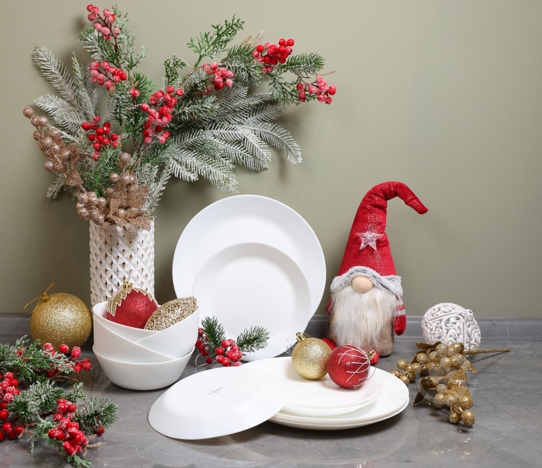 Сервиз столовый Fiora Embossed 12 предметов на 4 персони - фото 19 Сервиз столовый Fiora Embossed 12 предметов на 4 персони - фото 19