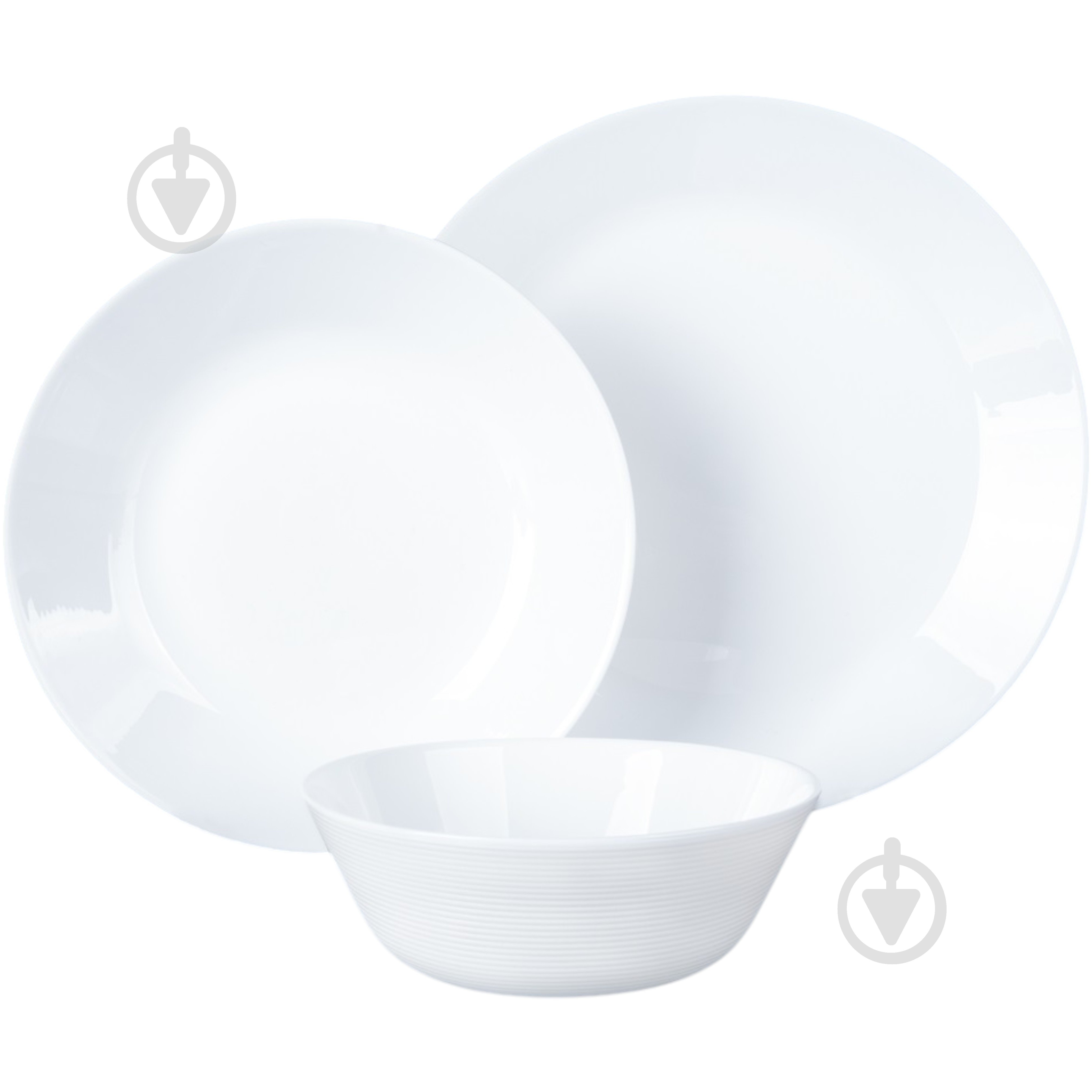 Сервиз столовый Fiora Embossed 12 предметов на 4 персони - фото 2 Сервиз столовый Fiora Embossed 12 предметов на 4 персони - фото 2