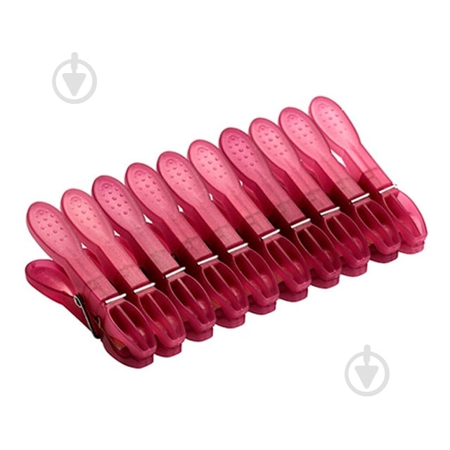 Прищепки пластик НОВАЯ цвет в ассортименте 10 шт. MTM - фото 1