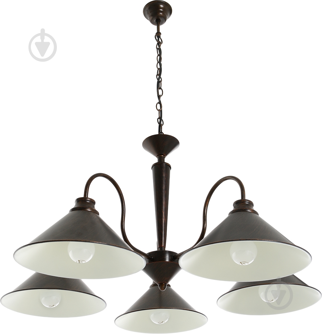 Люстра подвесная Arte Lamp 5xE27 коричневый A9330LM-5BR - фото 1 Люстра подвесная Arte Lamp 5xE27 коричневый A9330LM-5BR - фото 1