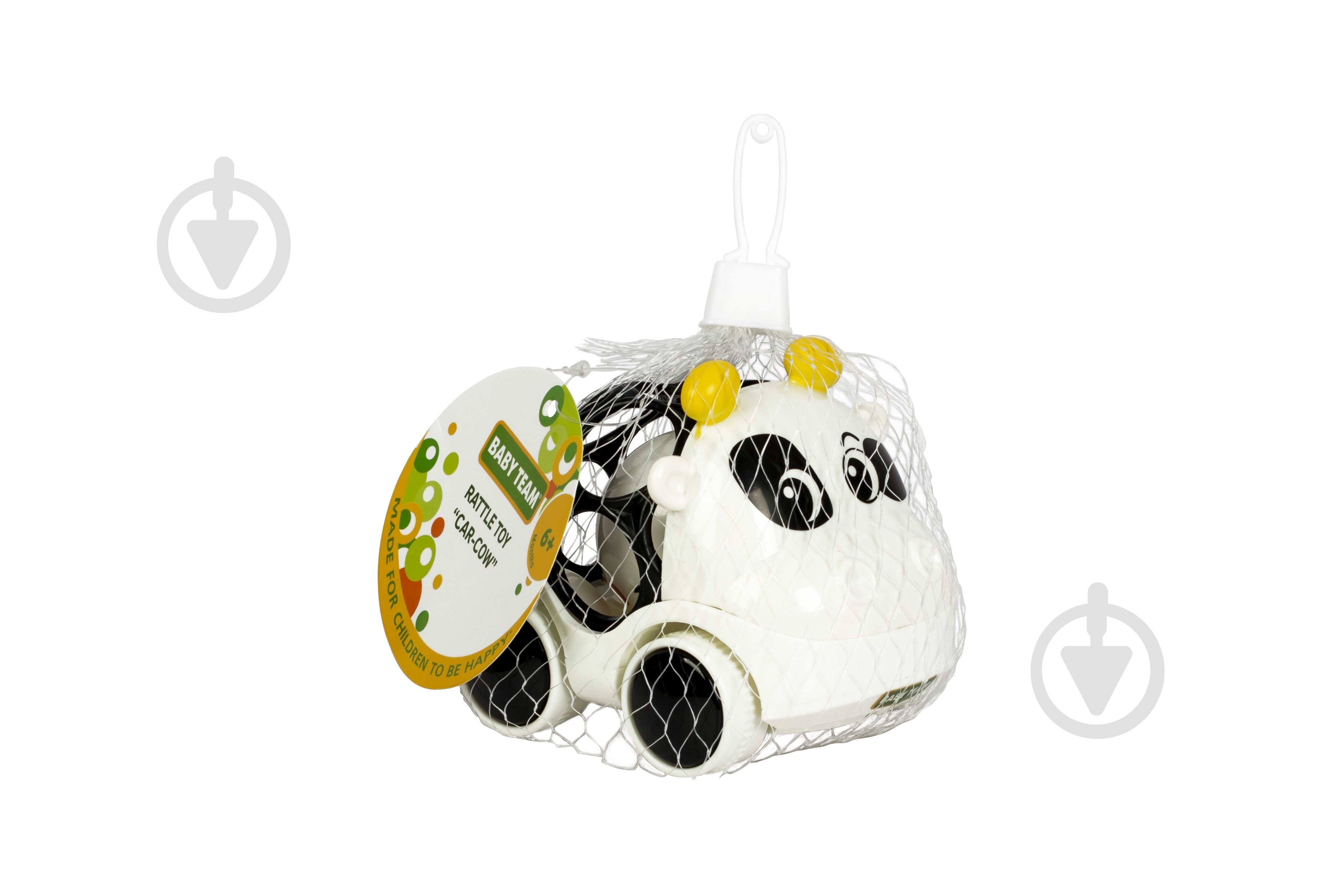 Игрушка-погремушка Baby Team Машинка-корова 8413 - фото 4