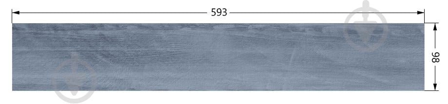 Плитка Cifre Nash Blue 9,8x59,3 - фото 2