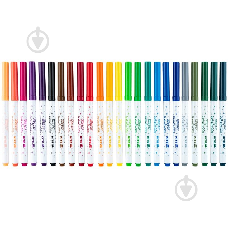 Набор фломастеров Creative Superwashable 24 шт. K-1153 KITE - фото 3