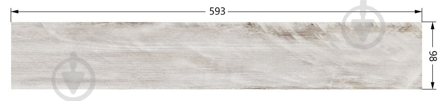 Плитка Cifre Nash White 9,8x59,3 - фото 2