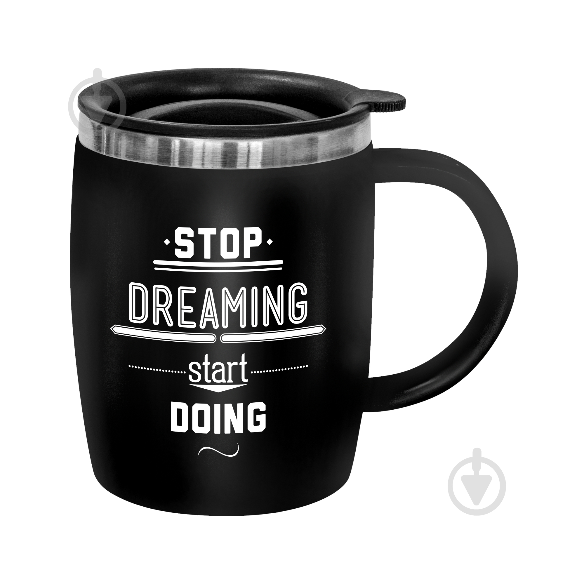 Термочашка Krauff с крышкой Start doing 400 мл 26-285-002 - фото 1 Термочашка Krauff с крышкой Start doing 400 мл 26-285-002 - фото 1