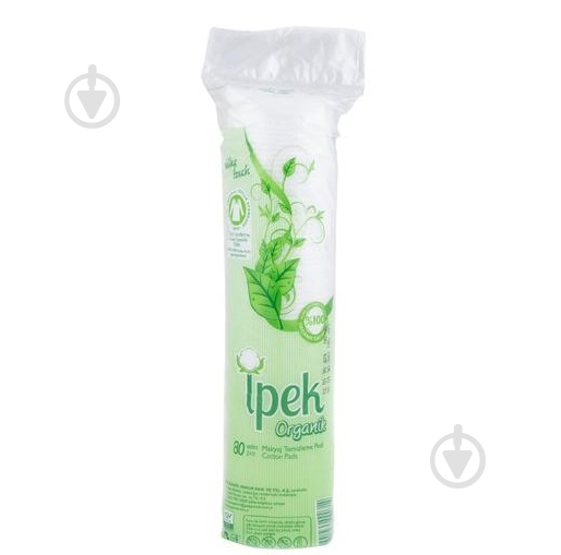 Ватные диски Ipek Organic 80 шт. (мягкая) - фото 1