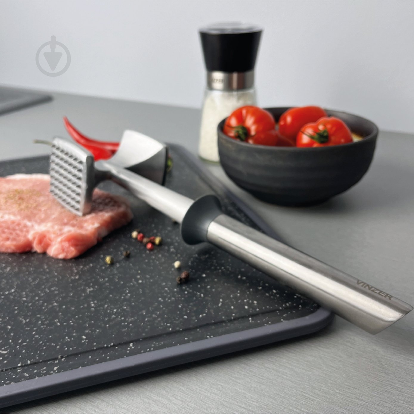 Молоток для м'яса Vinzer 26х8х5 см 50204 - фото 14 Молоток для м'яса Vinzer 26х8х5 см 50204 - фото 14