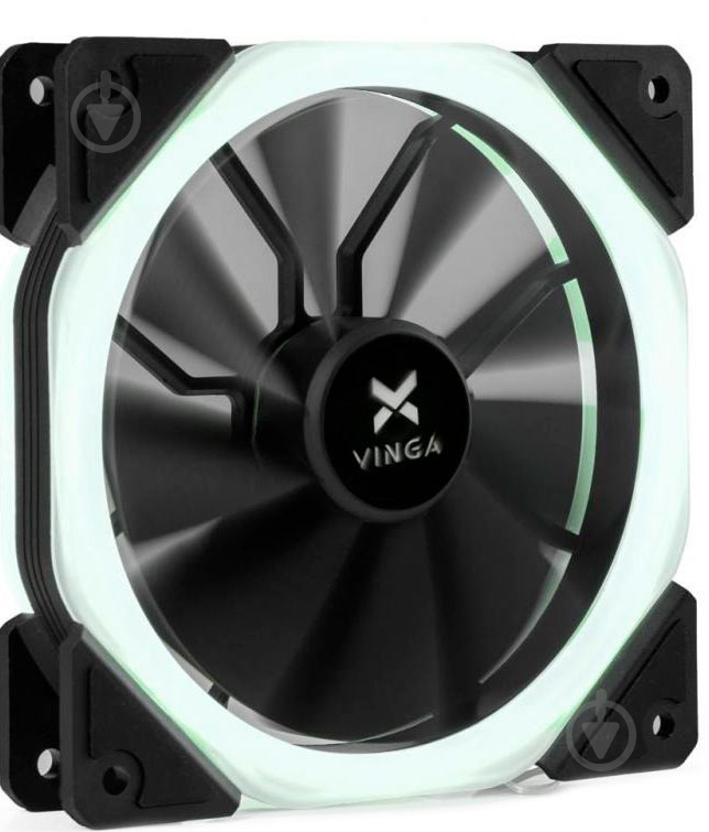 Корпусный кулер Vinga LED fan-02 white - фото 1
