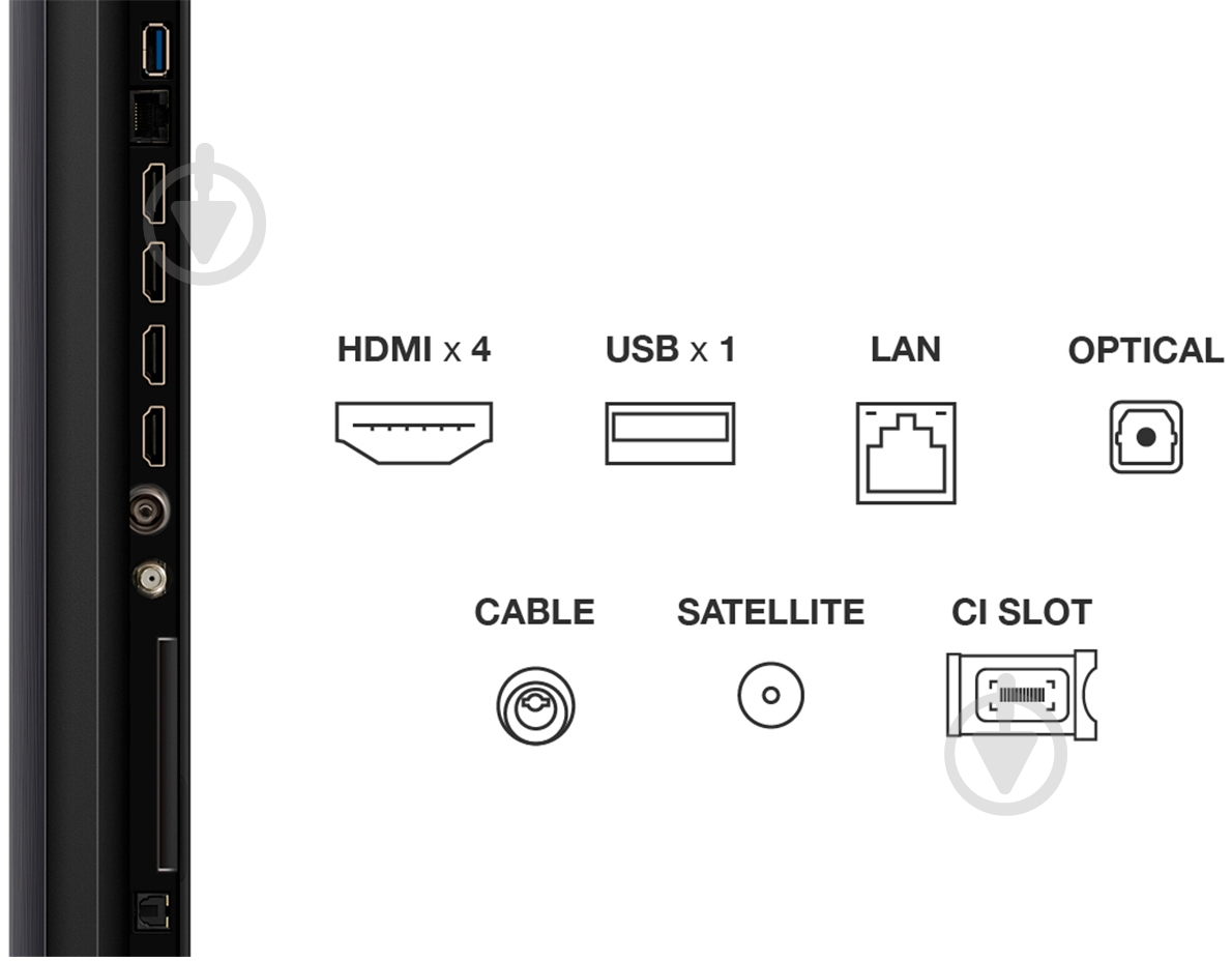 Телевізор TCL 75C6K - фото 3