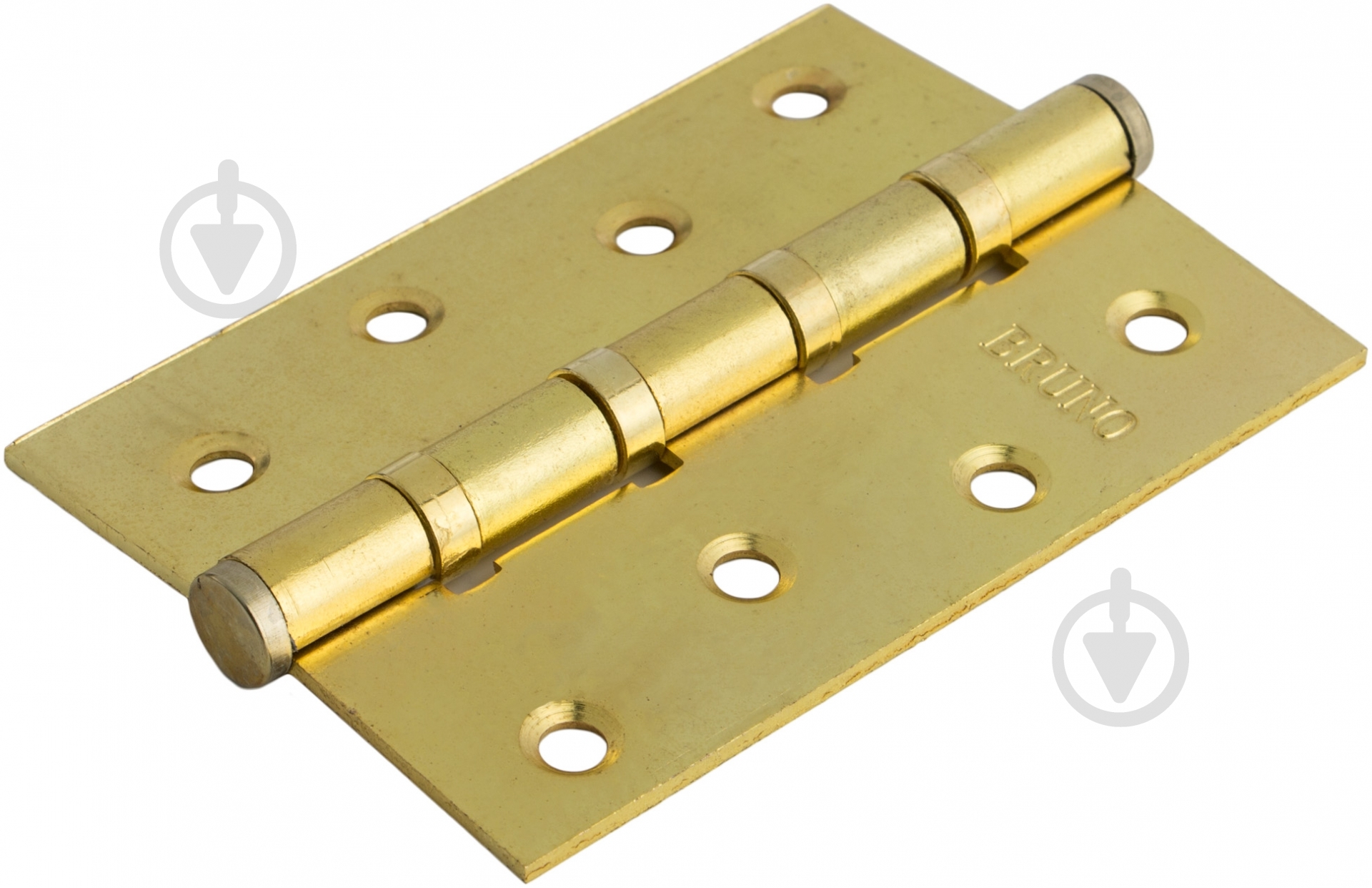 Петля Bruno 100x31x2,5 мм латунь універсальна 2 шт. - фото 1 Петля Bruno 100x31x2,5 мм латунь універсальна 2 шт. - фото 1