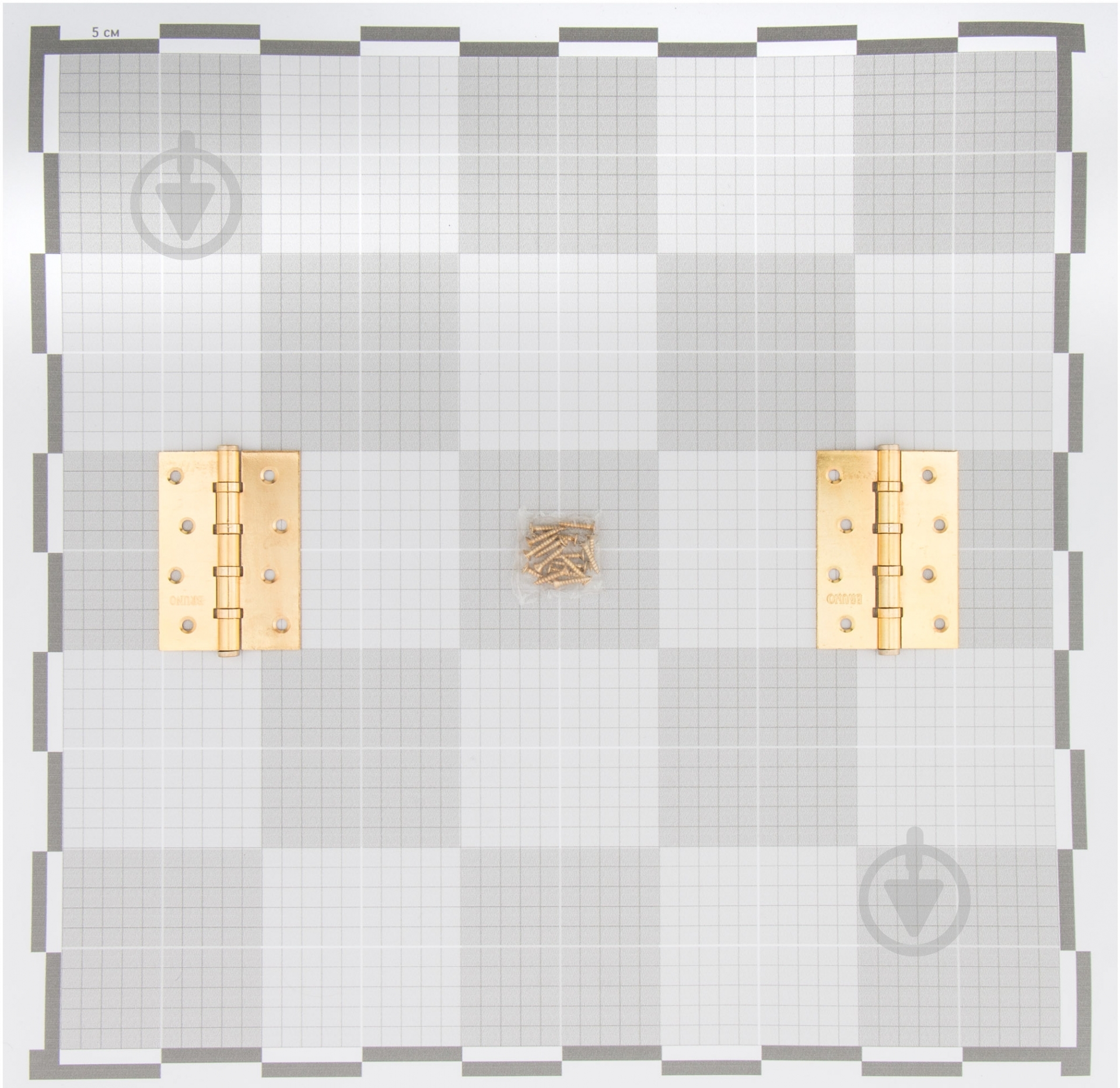 Петля Bruno 100x31x2,5 мм латунь універсальна 2 шт. - фото 3 Петля Bruno 100x31x2,5 мм латунь універсальна 2 шт. - фото 3