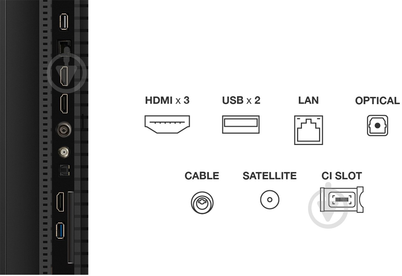 Телевізор TCL 50P7K - фото 15