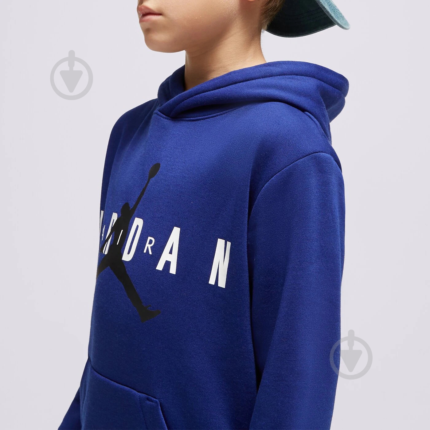 Джемпер Nike JDB JUMPMAN SUSTAINABLE PULLOV 95B910-U1A р.S синій - фото 4