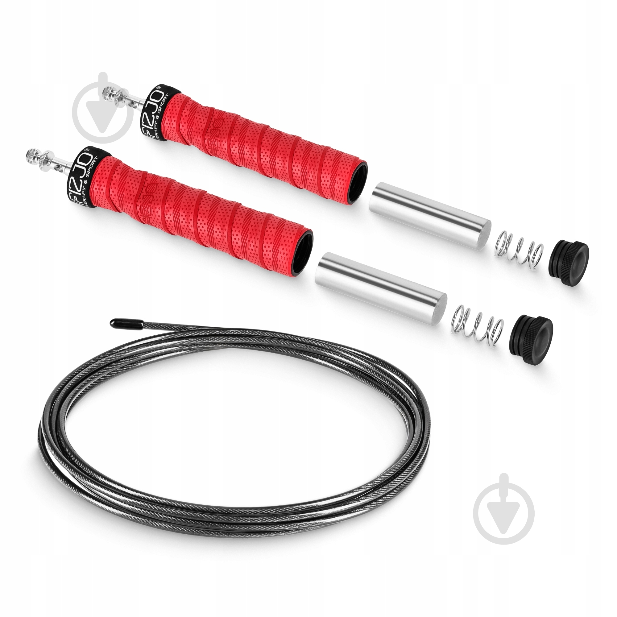 Скакалка для кроссфита 4fizjo Speed Rope PRO+ Red (P-5907739313171) - фото 2