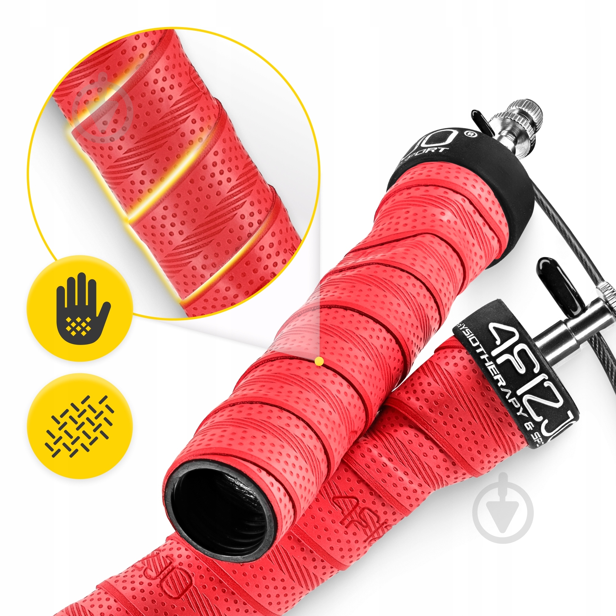 Скакалка для кроссфита 4fizjo Speed Rope PRO+ Red (P-5907739313171) - фото 3