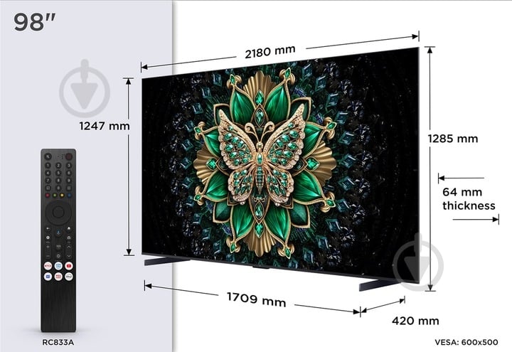 Телевизор TCL 98C6K - фото 6