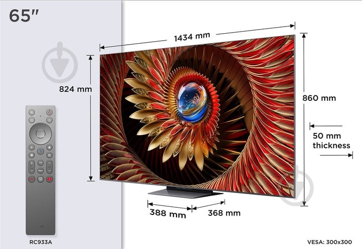 Телевизор TCL 65C8K - фото 6