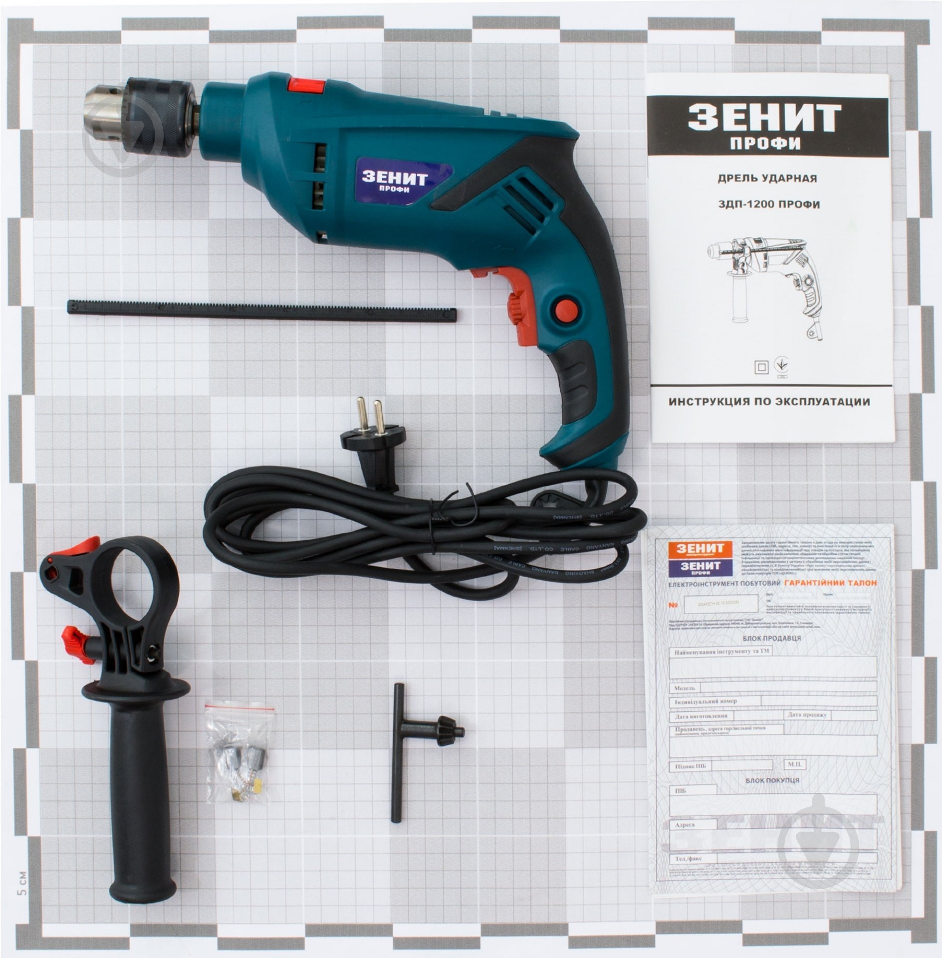 Дрель ударная Зеніт ЗДП-1200 832334 - фото 3 Дрель ударная Зеніт ЗДП-1200 832334 - фото 3