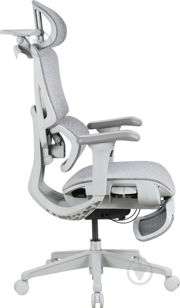 Кресло офисное OfficePro Jade OC970G серый - фото 4