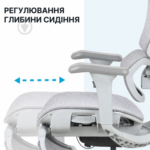 Кресло офисное OfficePro Jade OC970G серый - фото 14