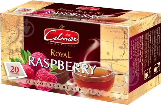 Чай черный ТМ Celmar Малина 20 шт. - фото 1