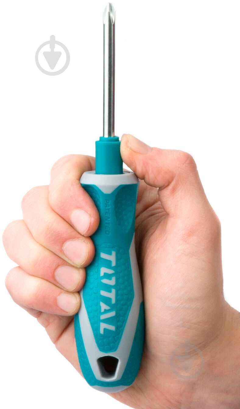 Отвертка со сменными насадками Total 9 предметов ×190 мм THT250906 - фото 11