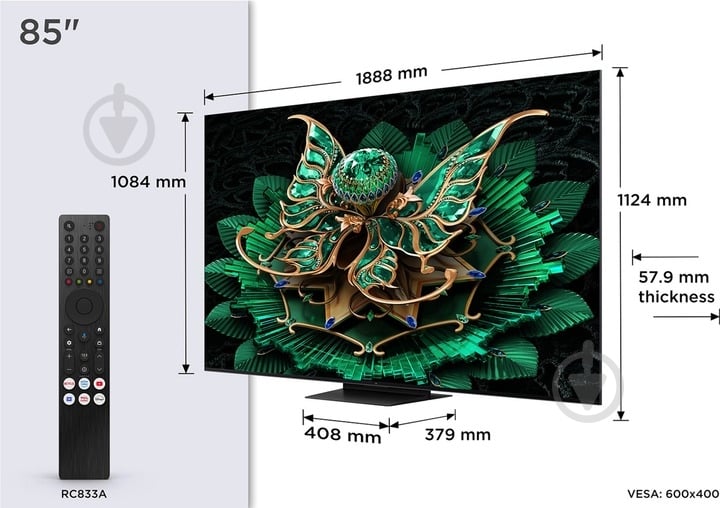 Телевизор TCL 85C7K - фото 6