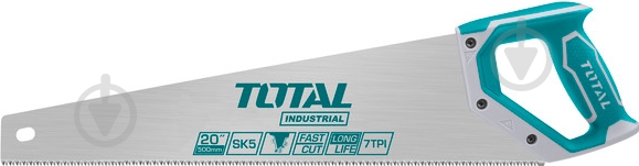 Пила по дереву 500 мм Total THT55206D - фото 1