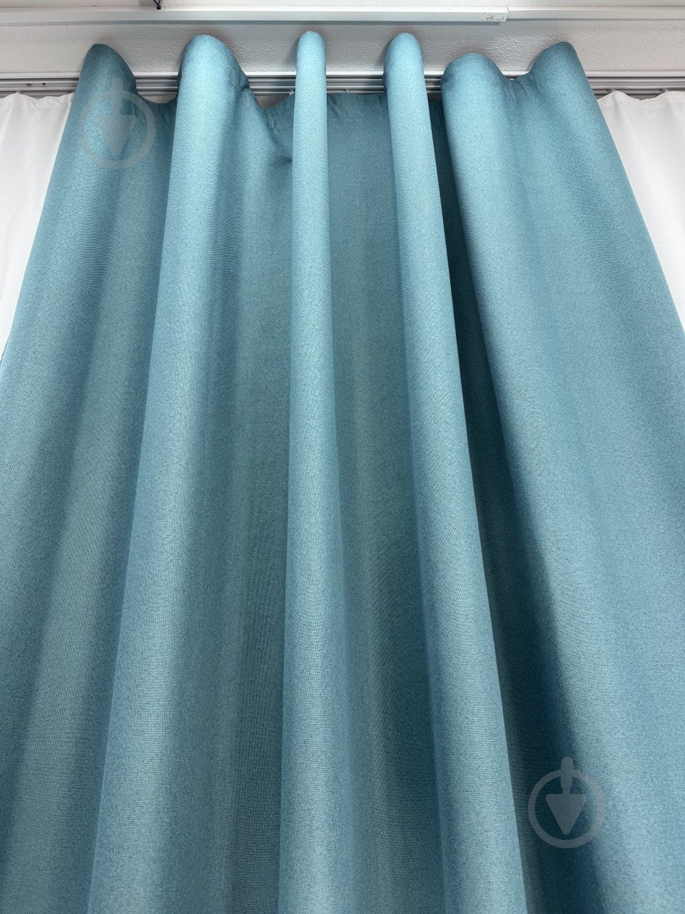 Штора-блэкаут HG 9022-13 бирюзовая 200х270 см Velvet - фото 2