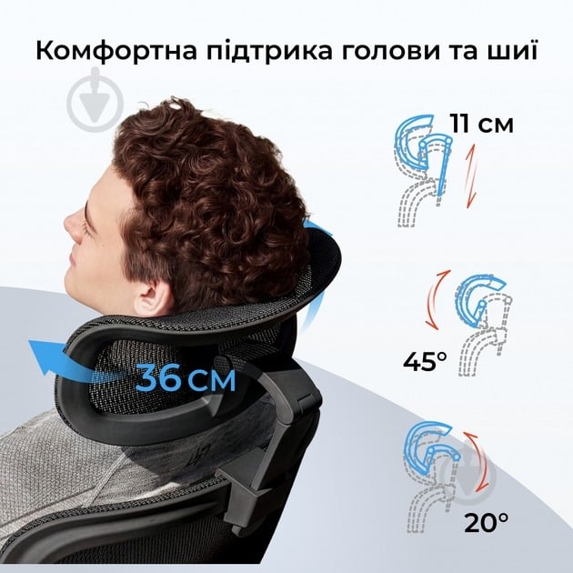 Кресло офисное Sihoo B100 B100-B101 черный - фото 6 Кресло офисное Sihoo B100 B100-B101 черный - фото 6