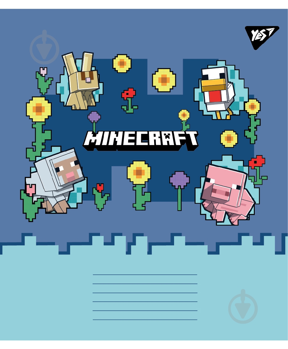 Набор школьных тетрадей Minecraft Spring 24 листа клетка 5 шт. YES - фото 2 Набор школьных тетрадей Minecraft Spring 24 листа клетка 5 шт. YES - фото 2