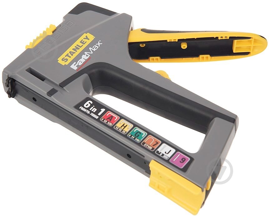 Степлер Stanley FMHT6-70868 FatMax 6 в 1, регулирования, 6-14 мм., Тип 53 + 140, пластик, гвозди, булавки - фото 3 Степлер Stanley FMHT6-70868 FatMax 6 в 1, регулирования, 6-14 мм., Тип 53 + 140, пластик, гвозди, булавки - фото 3