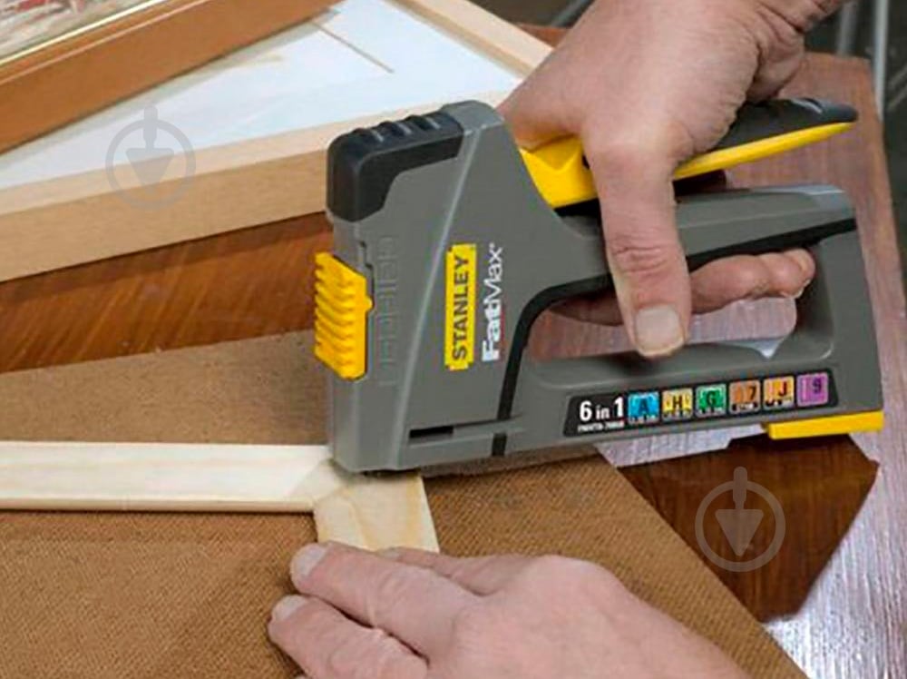 Степлер Stanley FMHT6-70868 FatMax 6 в 1, регулирования, 6-14 мм., Тип 53 + 140, пластик, гвозди, булавки - фото 17 Степлер Stanley FMHT6-70868 FatMax 6 в 1, регулирования, 6-14 мм., Тип 53 + 140, пластик, гвозди, булавки - фото 17
