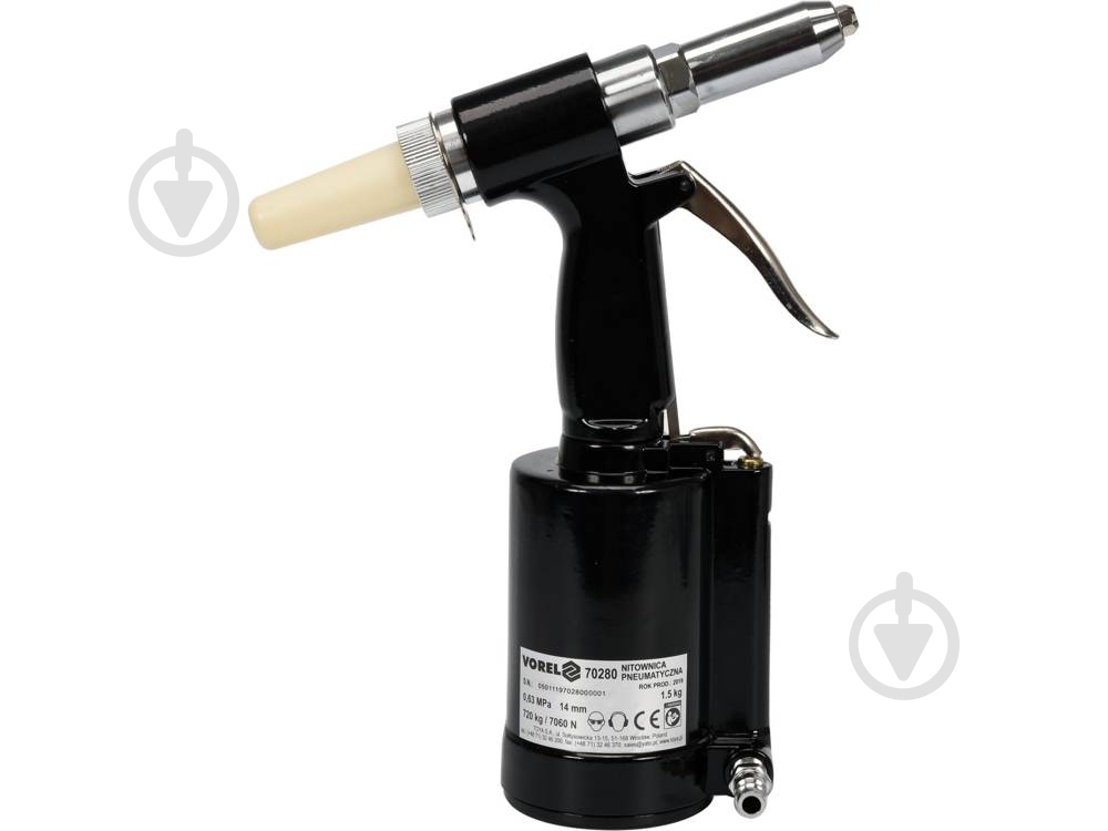 Заклепник пневматичний Vorel 70280 - фото 2