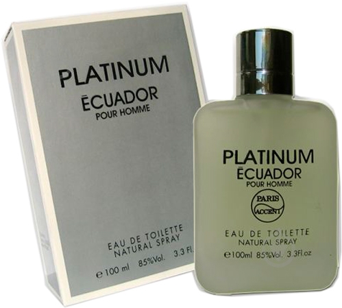Туалетная вода Paris Accent Platinum Ecuador 100 мл - фото 1