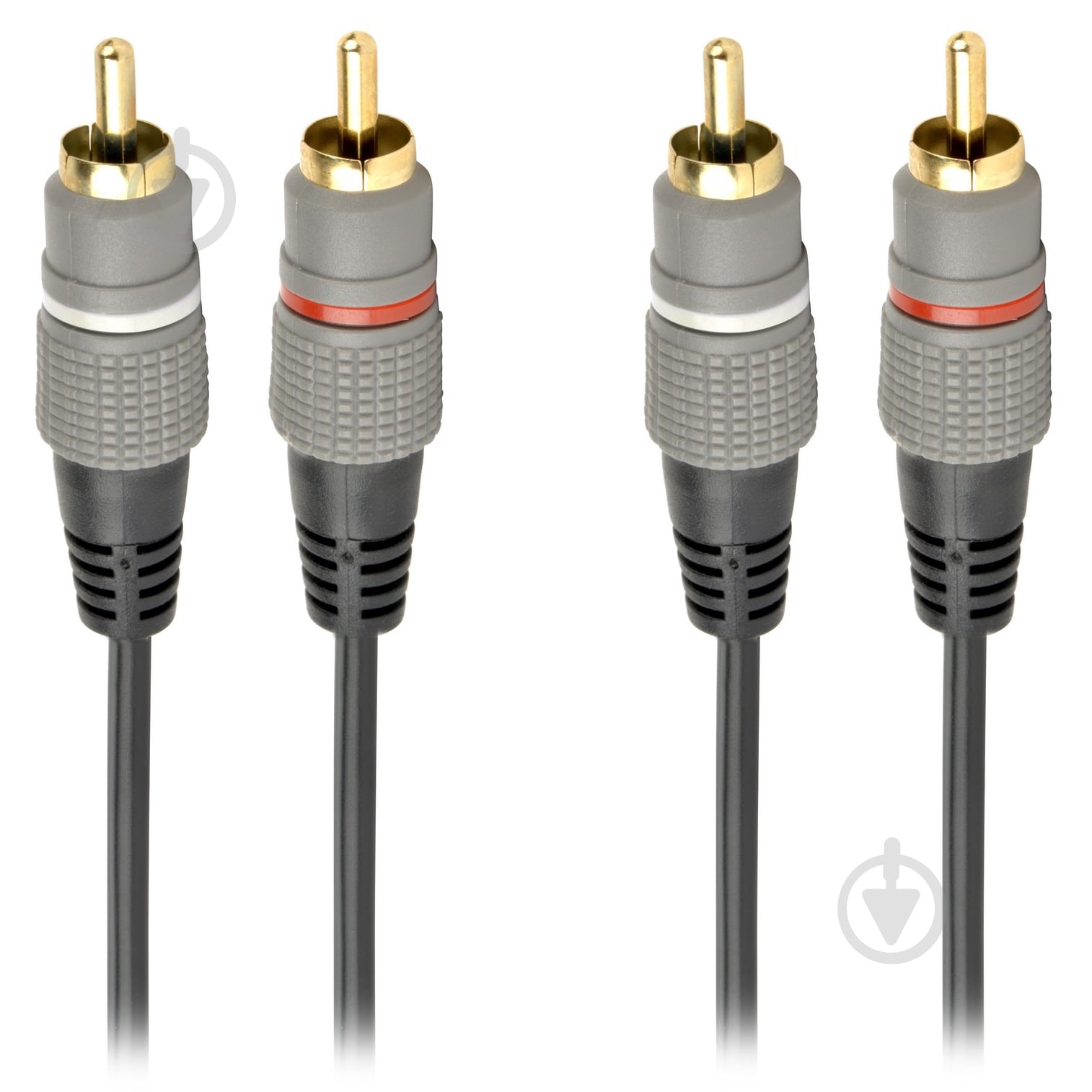 Кабель Cablexpert 2,5 м (CCAP-202-2.5M) аудио премиум 2 RCA-2RCA - фото 1 Кабель Cablexpert 2,5 м (CCAP-202-2.5M) аудио премиум 2 RCA-2RCA - фото 1