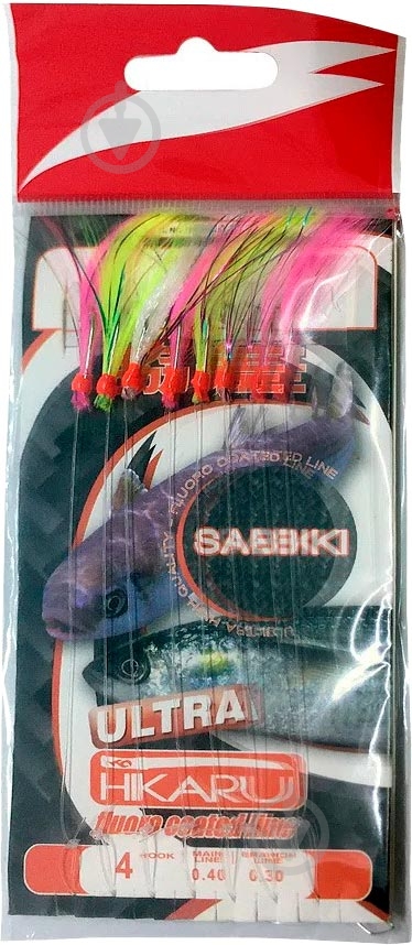 Оснастка Lineaeffe самодур Sabiki Flasher №4 - фото 1