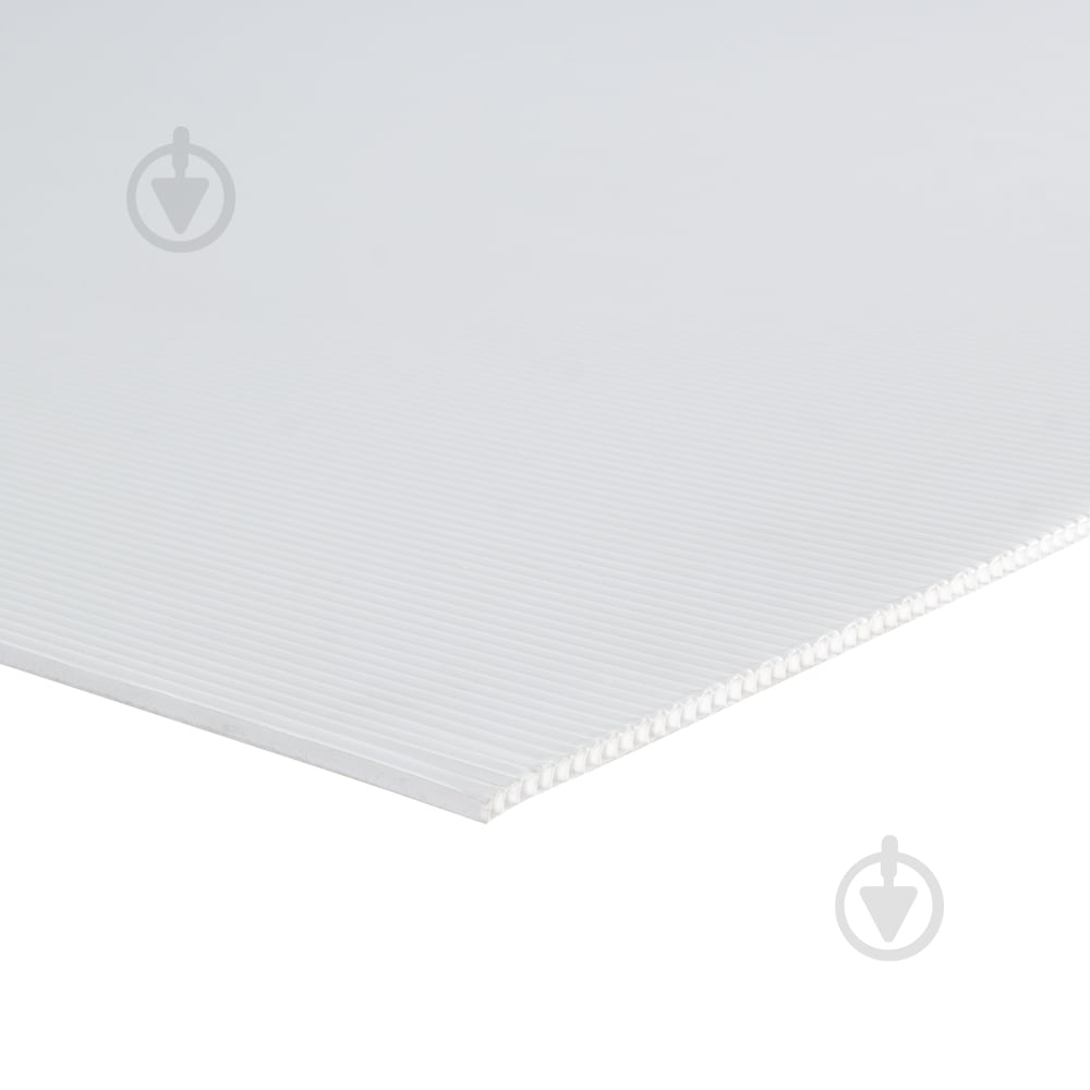 Лист із сотового поліпропілену Гофропласт білий 4x1000x2000 мм - фото 1 Лист із сотового поліпропілену Гофропласт білий 4x1000x2000 мм - фото 1