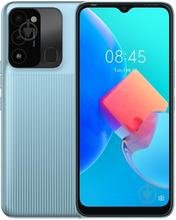 Смартфон Tecno Spark Go 2022 (KG5m) NFC Dual Sim 2/32GB ice silver (4895180776984) - фото 1