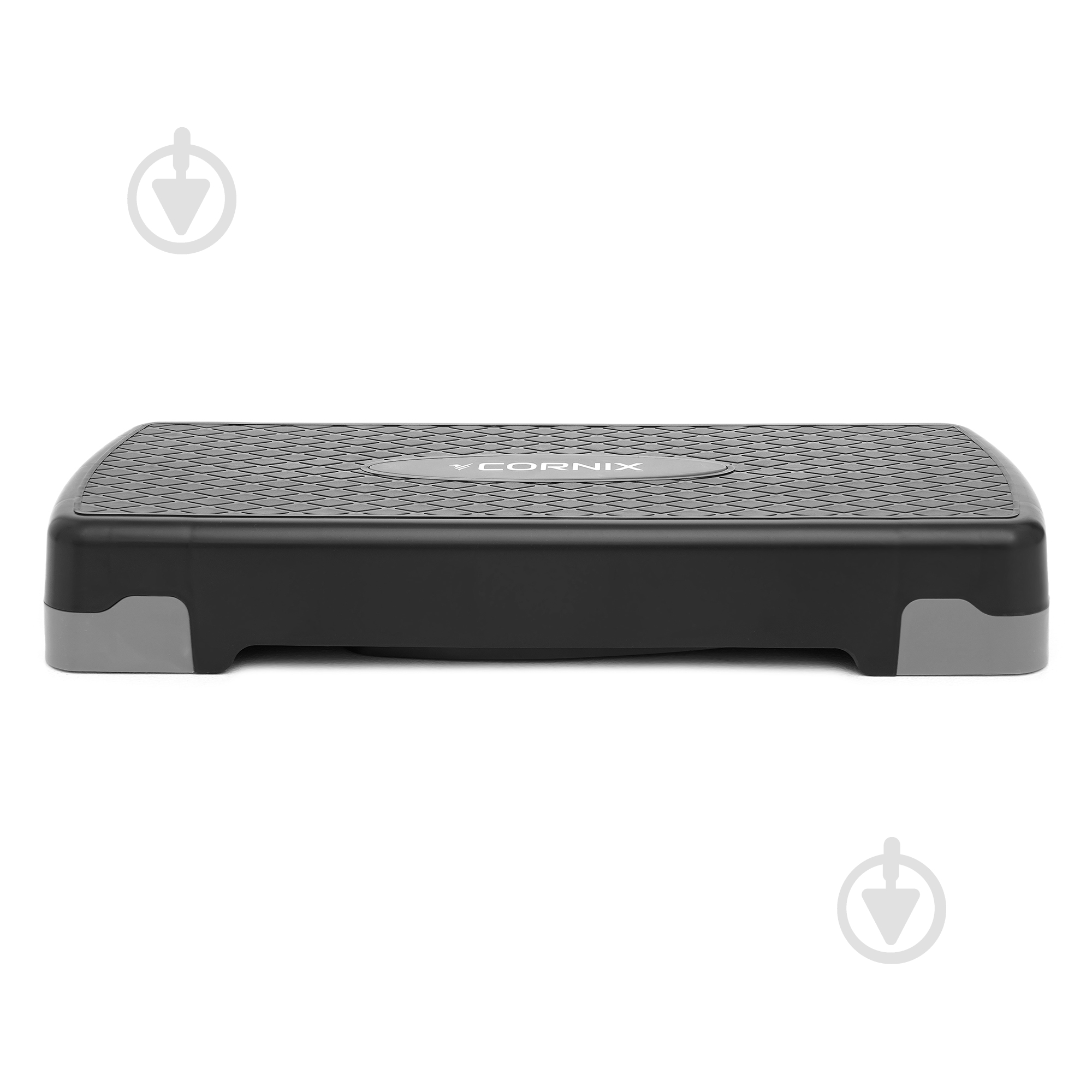 Степ-платформа Cornix 2-ступінчаста 68х28х10-15 см XR-0189 Black/Grey - фото 3 Степ-платформа Cornix 2-ступінчаста 68х28х10-15 см XR-0189 Black/Grey - фото 3