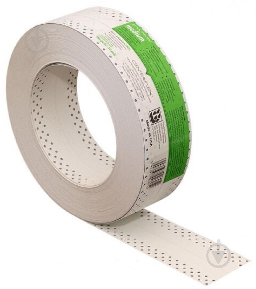 Углоформирующая лента Strait Flex универсальная Medium 57мм 30м зеленая - фото 1