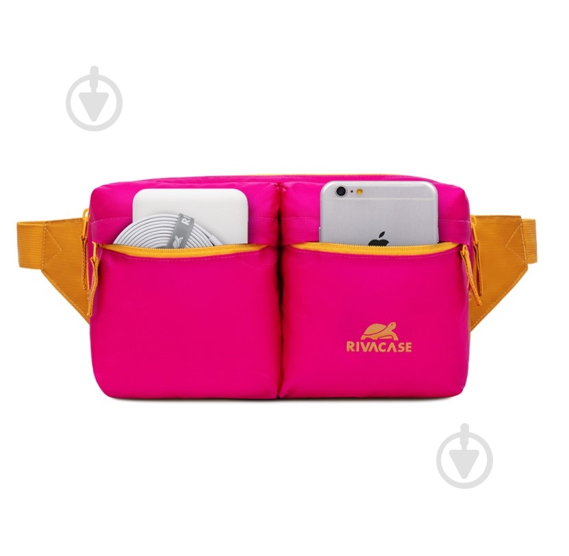 Сумка поясна RivaCase 5511 (Pink) рожевий - фото 4 Сумка поясна RivaCase 5511 (Pink) рожевий - фото 4