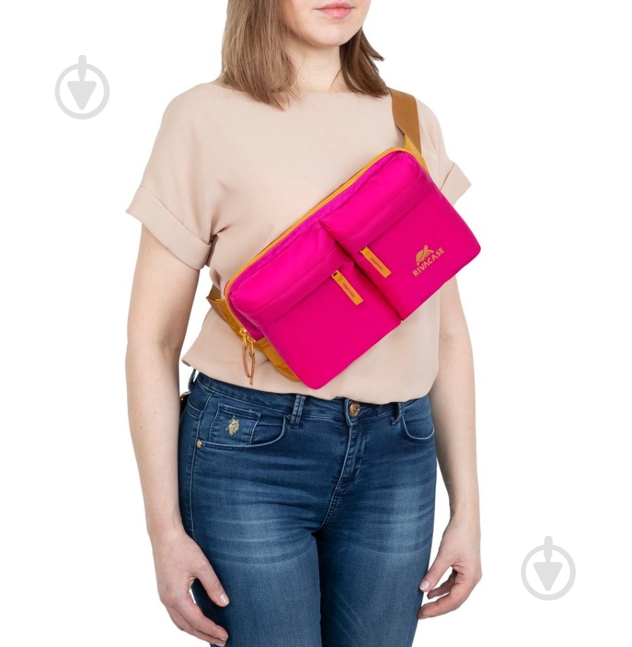 Сумка поясна RivaCase 5511 (Pink) рожевий - фото 8 Сумка поясна RivaCase 5511 (Pink) рожевий - фото 8