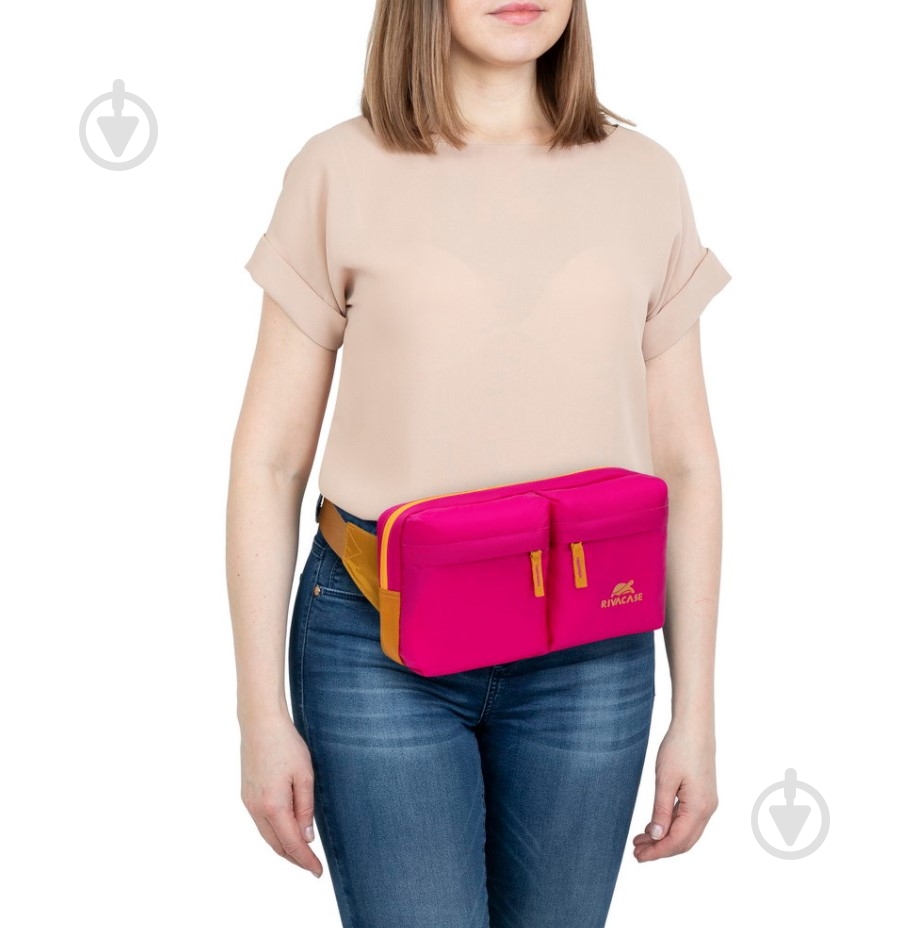 Сумка поясна RivaCase 5511 (Pink) рожевий - фото 7 Сумка поясна RivaCase 5511 (Pink) рожевий - фото 7