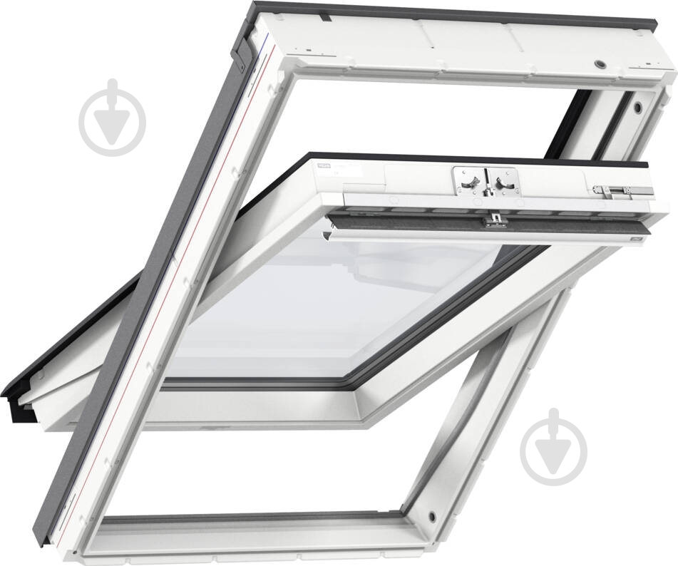 Вікно мансардне Velux вологостійке двокамерне Стандарт Плюс 66x118 GLU FK06 0061 верxнє відкривання - фото 2