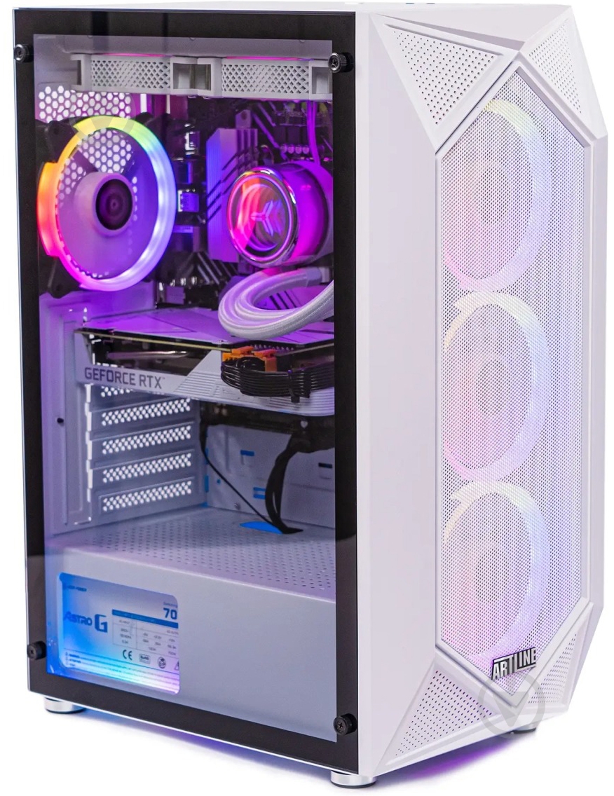 Компьютер Artline Gaming X75WHITE (X75Whitev84Win) white - фото 2 Компьютер Artline Gaming X75WHITE (X75Whitev84Win) white - фото 2