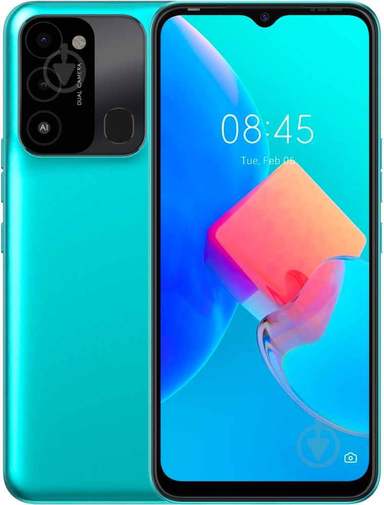 Смартфон Tecno Spark 8С NFC 4/64GB turquoise cyan (4895180777967) - фото 1 Смартфон Tecno Spark 8С NFC 4/64GB turquoise cyan (4895180777967) - фото 1