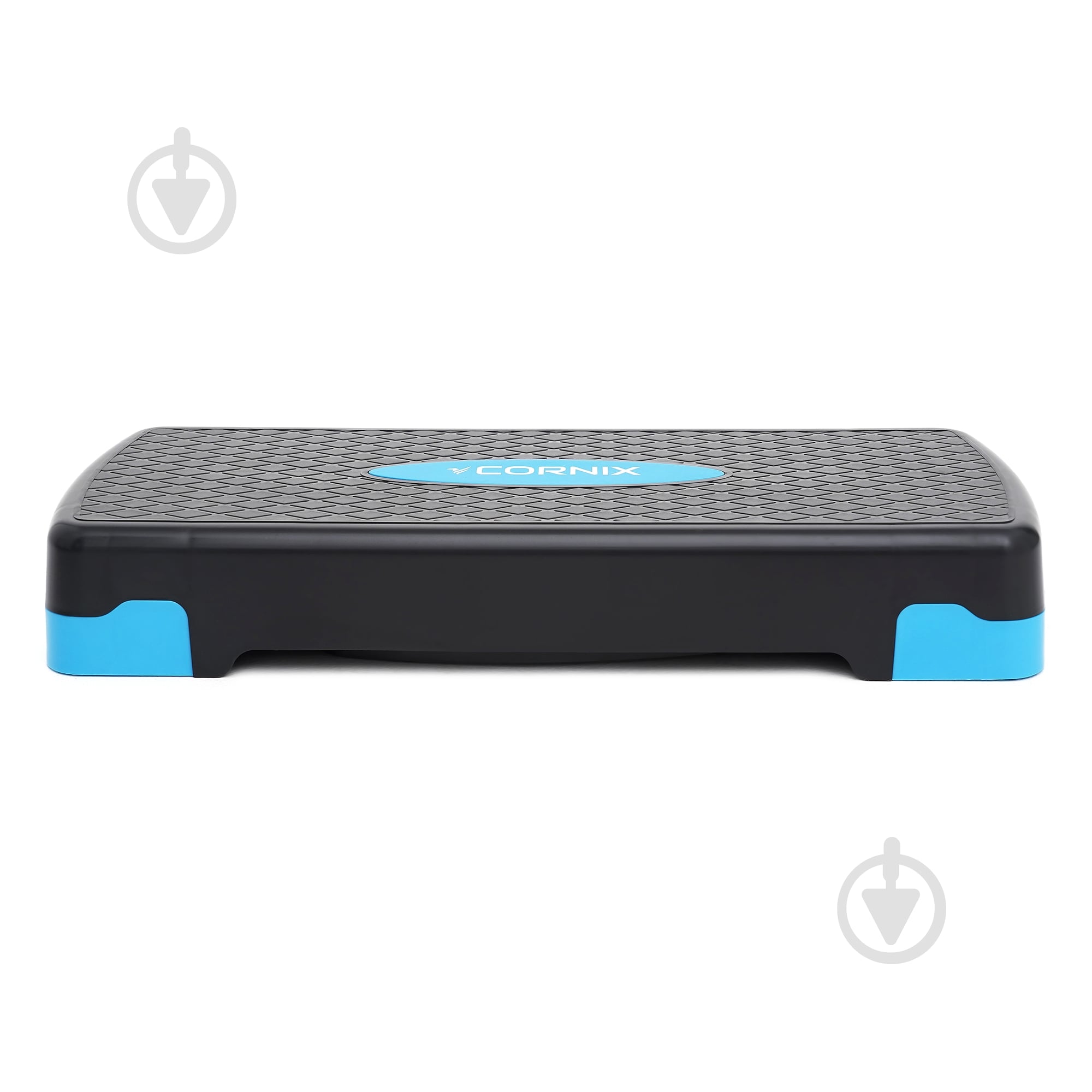 Степ-платформа Cornix 2-ступенчатая 68х28х10-15 см XR-0191 Black/Blue - фото 5