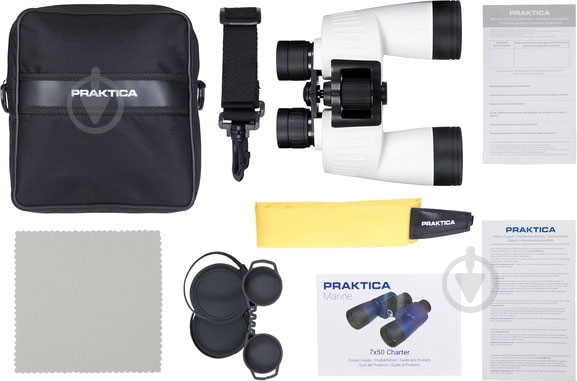 Бінокль Praktica Marine Charter 7x50 white - фото 5